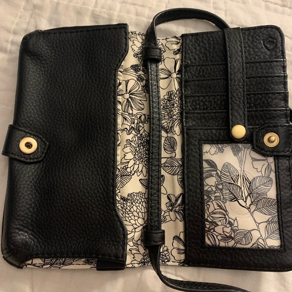 Vera Bradley genuine leather crossbody wallet - Picture 2 of 3